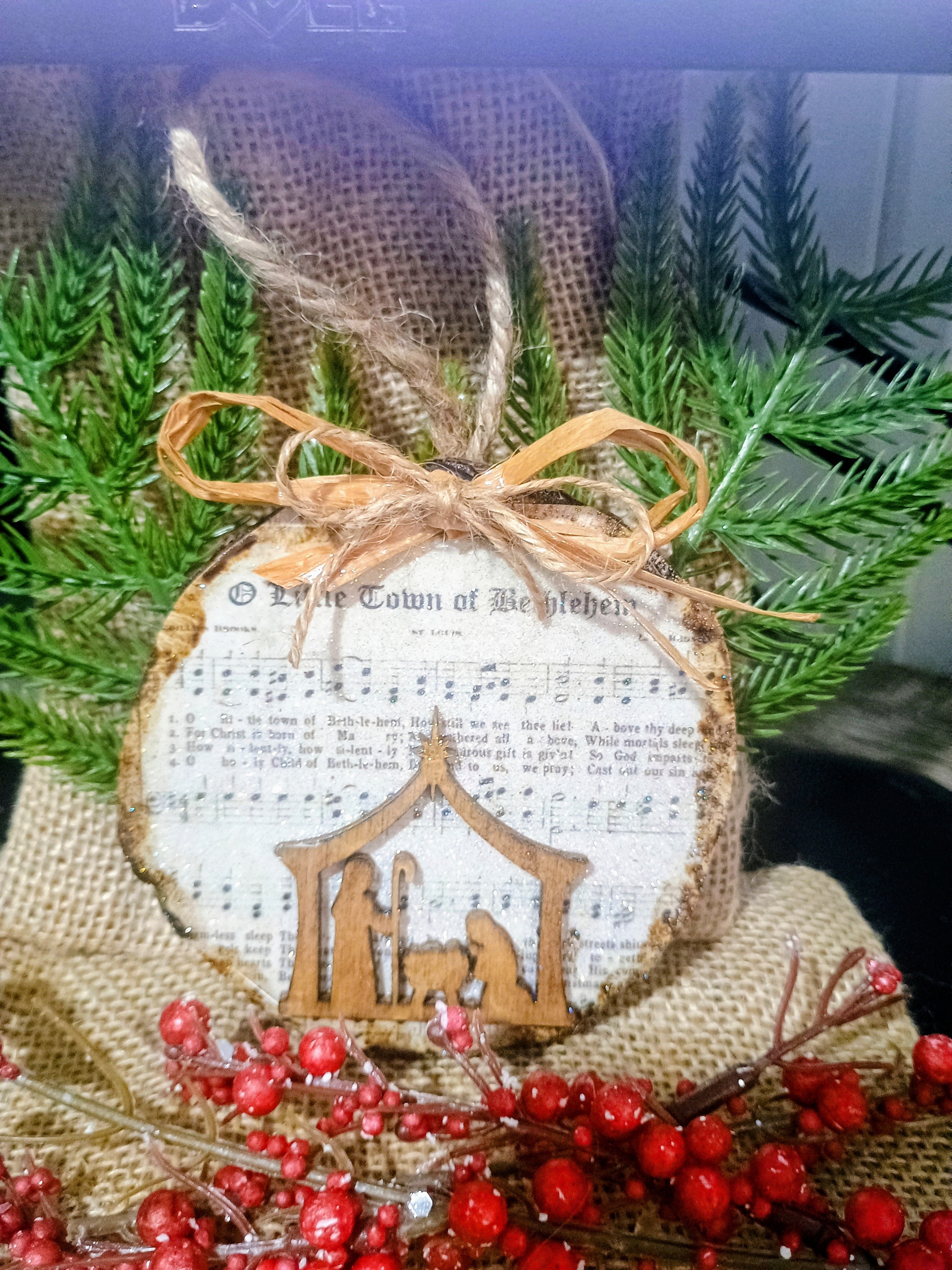 Music Sheet Ornament