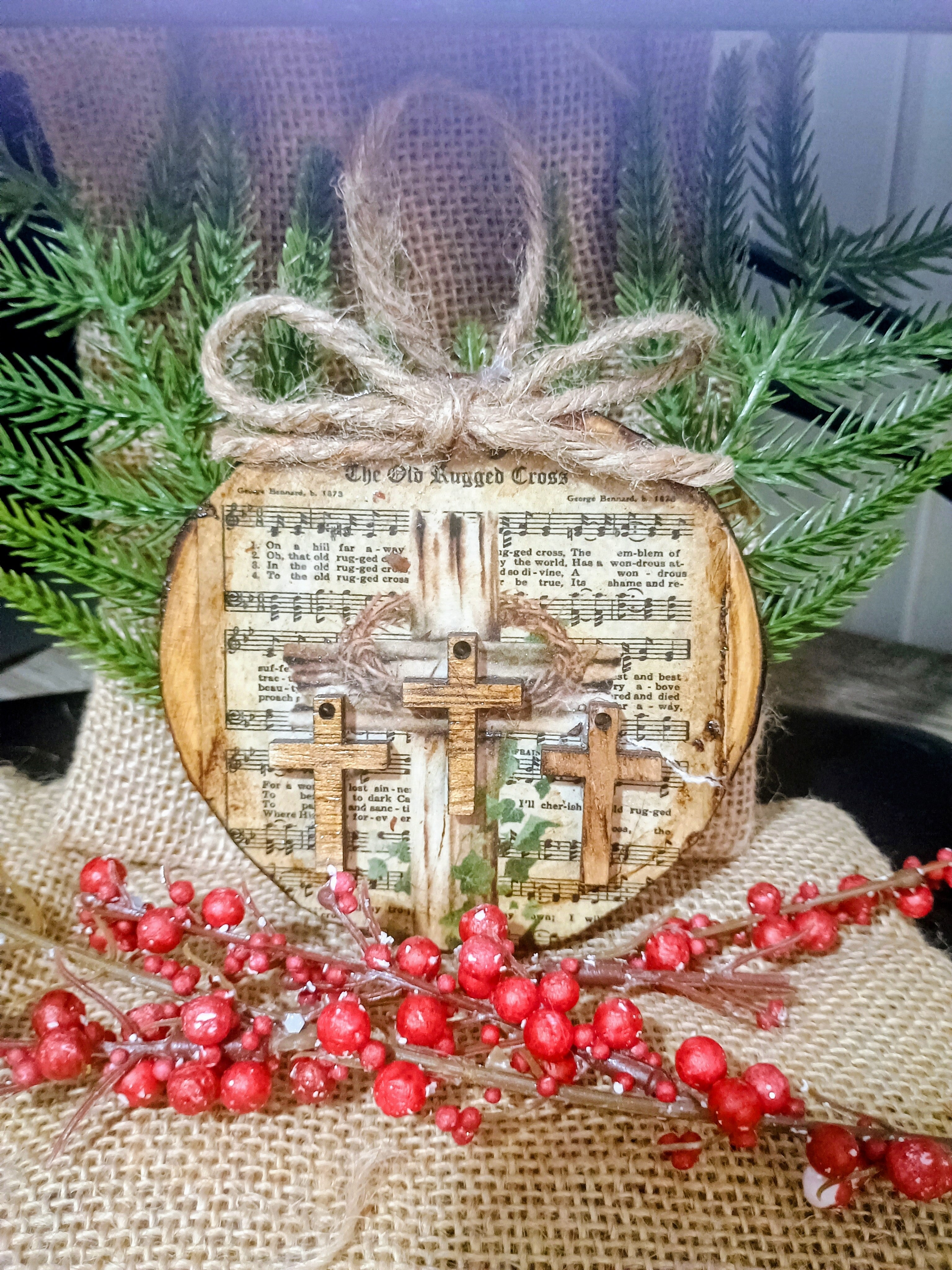 Wood Christmas Ornaments