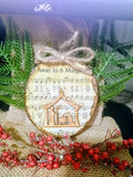 Away In A Manger Ornament