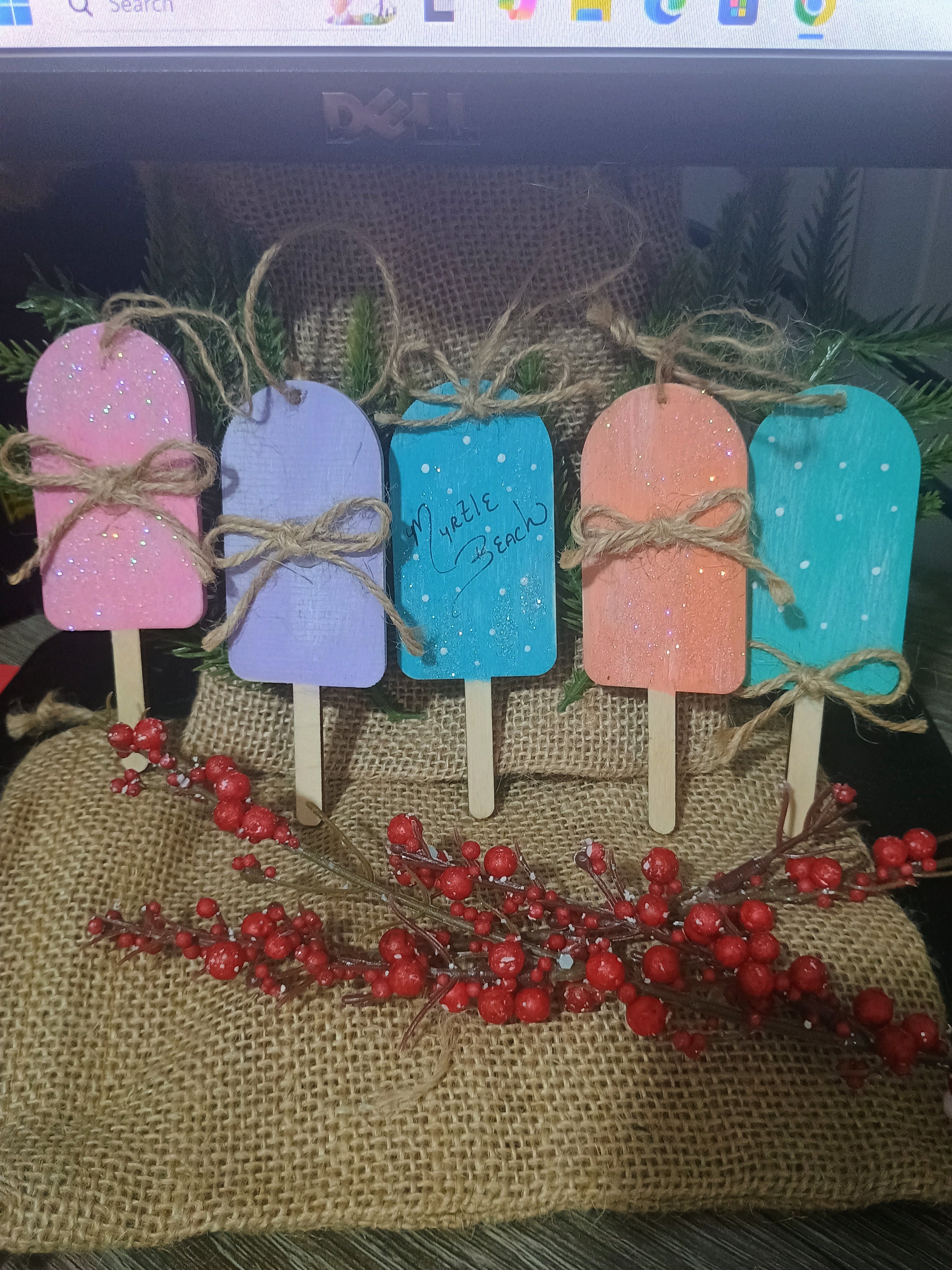 Ice Cream Ornaments